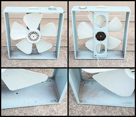 fan box metal|vintage metal box fan.